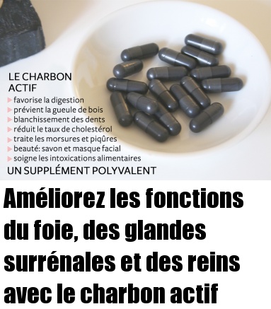 Charbon actif foie