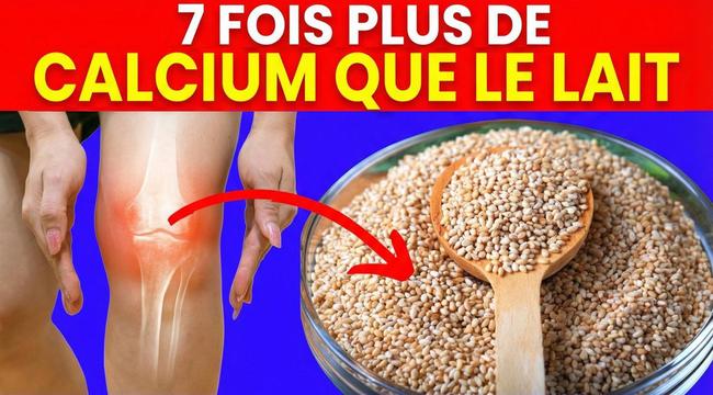 7 aliments qui contiennent plus de calcium que le lait (pour des os plus solides)