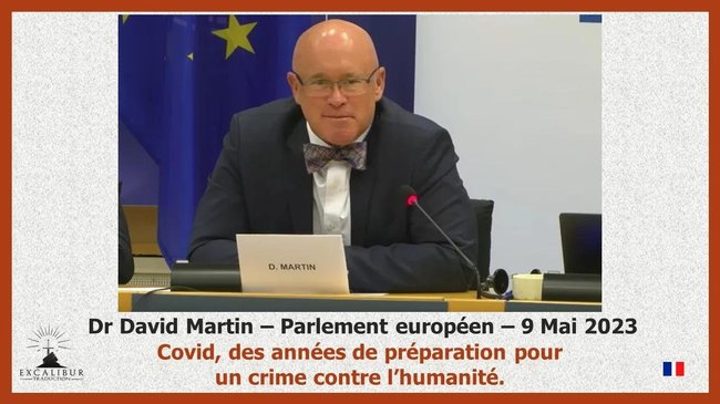 Dr Martin au Parlement européen - 20 minutes capitales ! Le Covid et sa longue préparation pour un crime contre l'humanité !
