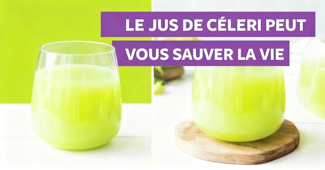 Le jus de céleri peut vous sauver la vie