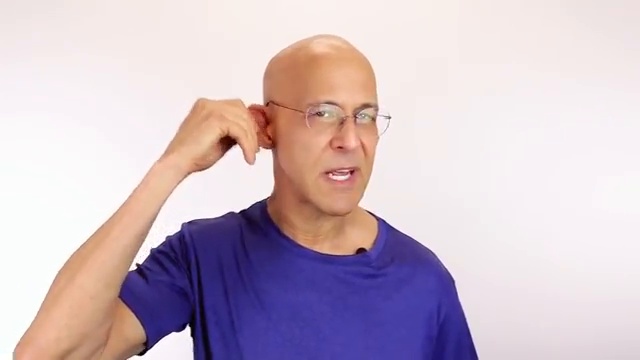 Démonstration de la technique sur la partie médiane de l'oreille