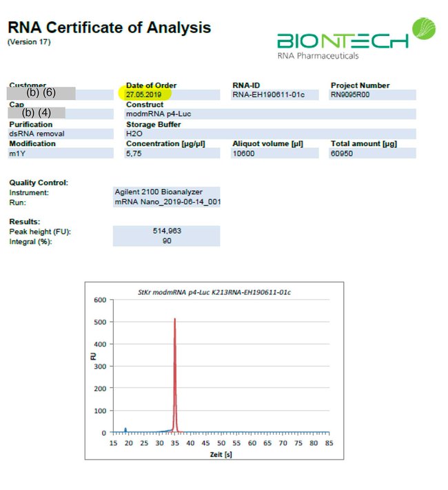 Rapport d'étude R&D de BioNTech n° R-20-0072 déclassifié, p. 31