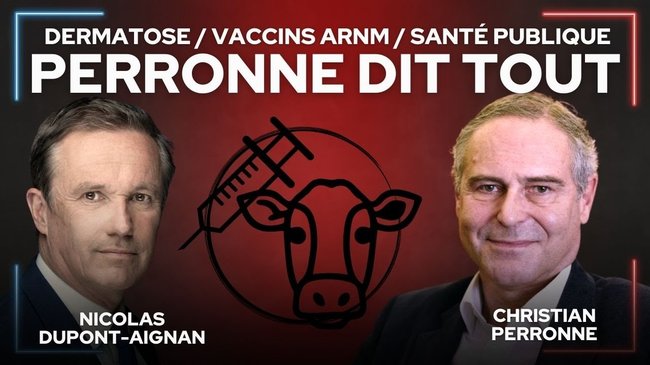 RÉVÉLATIONS du Professeur Perronne sur la dermatose, les vaccins ARNm et la santé publique !