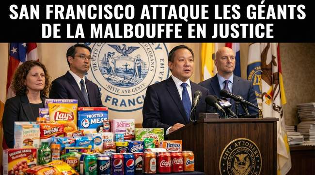 Aliments ultra-transformés : San Francisco attaque les géants de l'agroalimentaire