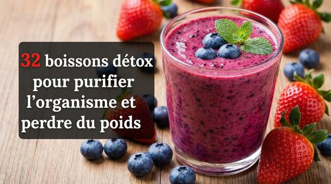 Boostez votre métabolisme avec ces 32 smoothies et jus détox