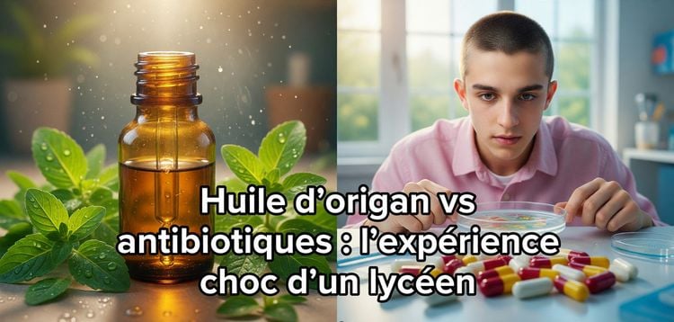Dans une expérience, un lycéen a testé l'huile d'origan face aux approches pharmaceutiques. Qu'est-ce qui est ressorti ?