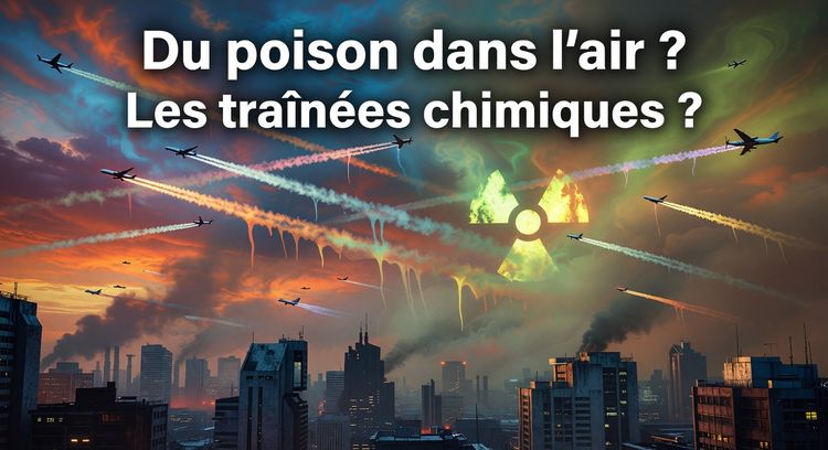 Du poison dans l'air ? Les chemtrails