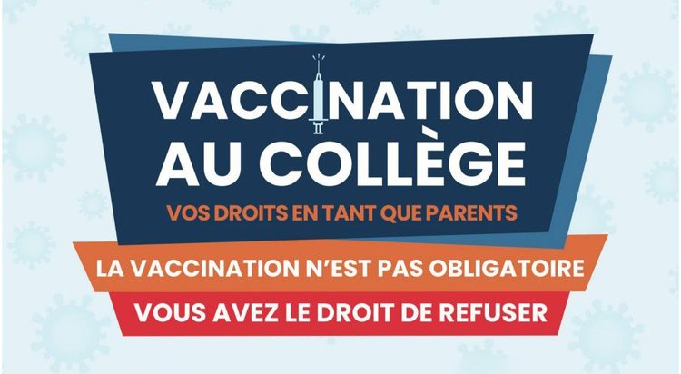 Louis Fouché - Vaccination au collège – Vos droits en tant que parents
