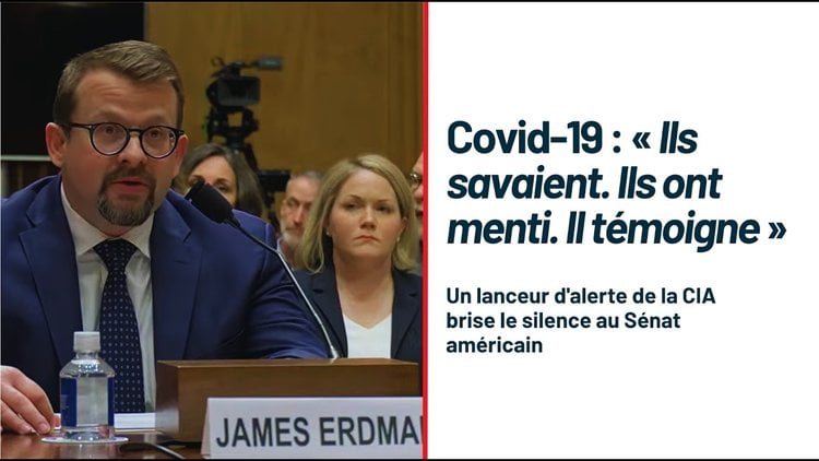 James E. Erdmann III : un lanceur d'alerte de la CIA brise le silence devant le Sénat américain