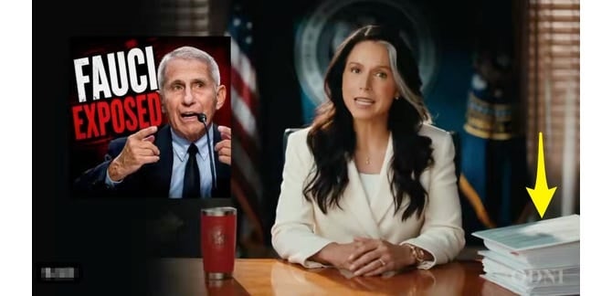 Révélations sur Anthony Fauci : Tulsi Gabbard déclassifie 1600 pages de documents secrets