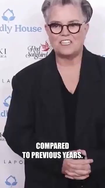 Apparence plus anguleuse de Rosie O'Donnell