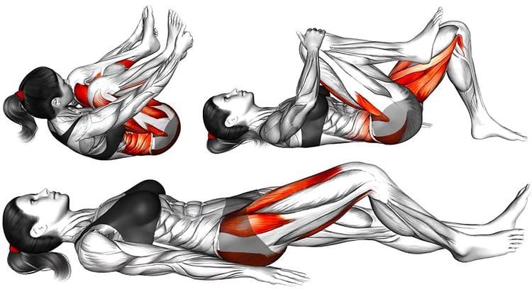 Faire de l'exercice allongé dans son lit