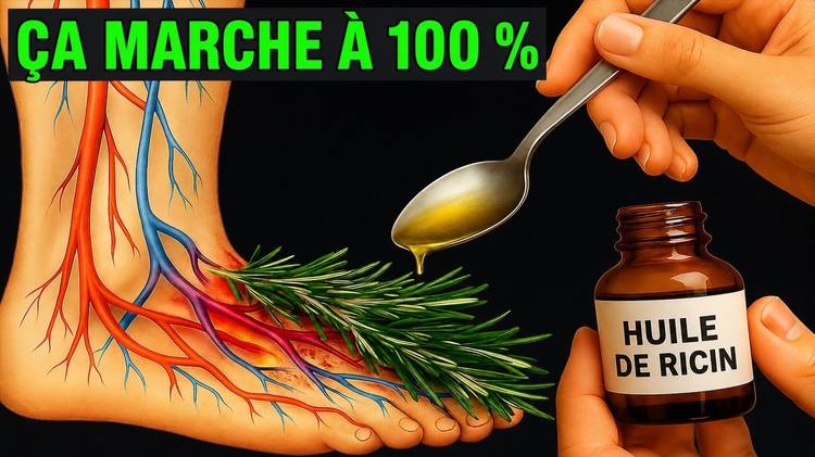 Mélangez de l'HUILE DE RICIN et du ROMARIN pour traiter 23 problèmes de santé !