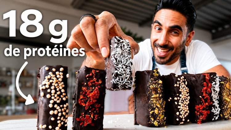 Mes barres riches en protéines à base d'aliments complets anti-inflammatoires (bonnes pour l'intestin, sans cuisson)